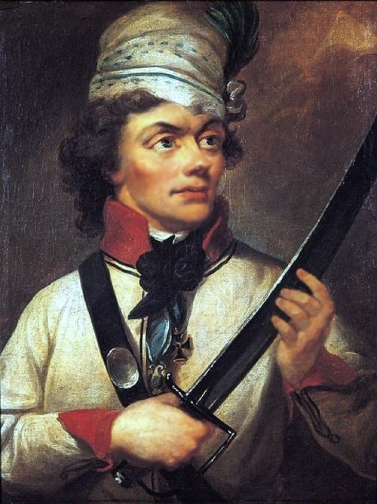 Portret Tadeusza Kościuszki. Źródło: Wikipedia