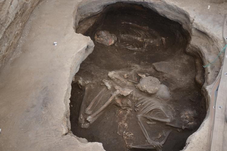 Pochówki sprzed ok. 8 tys. lat. Fot. Çatalhöyük Research Project