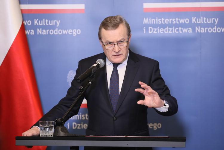 Wicepremier, minister kultury i dziedzictwa narodowego Piotr Gliński. Fot. PAP/P. Supernak