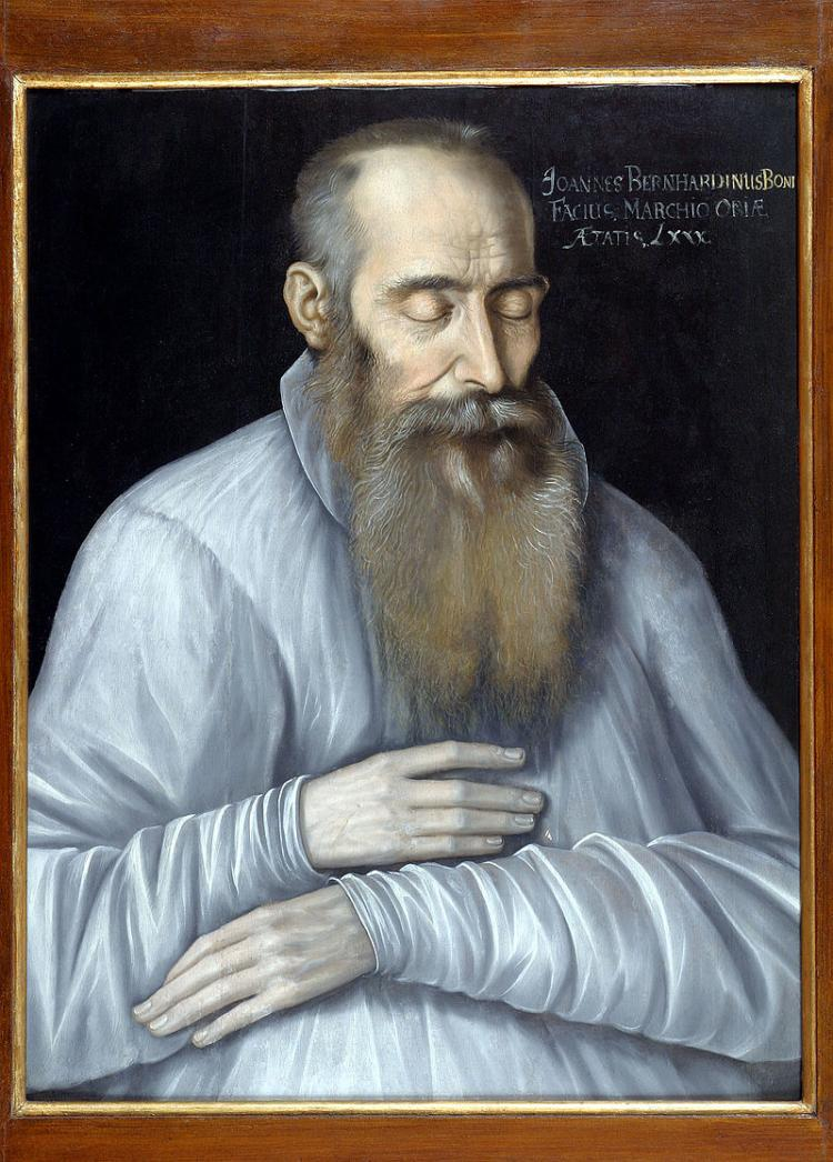 Giovanni Bernardino Bonifacio, portret pośmiertny. Źródło: Wikimedia Commons