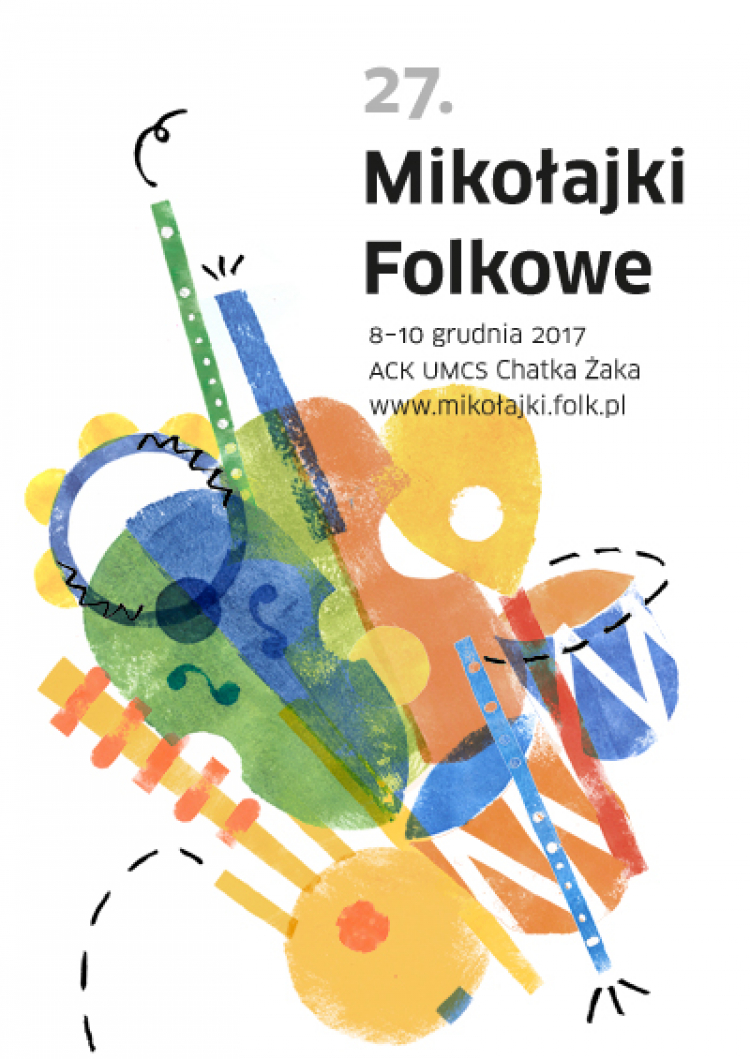 Festiwal „Mikołajki Folkowe”. Źródło: 27. Międzynarodowy Festiwal Muzyki Ludowej „Mikołajki Folkowe”
