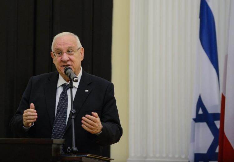 Prezydent Izraela Reuwen Riwlin. Fot. PAP/J. Kamiński