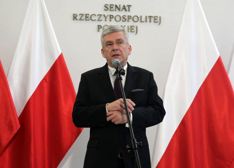Marszałek Senatu Stanisław Karczewski. Fot. PAP/T. Gzell