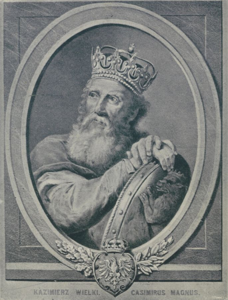 Król Kazimierz III Wielki. Źródło: CBN Polona