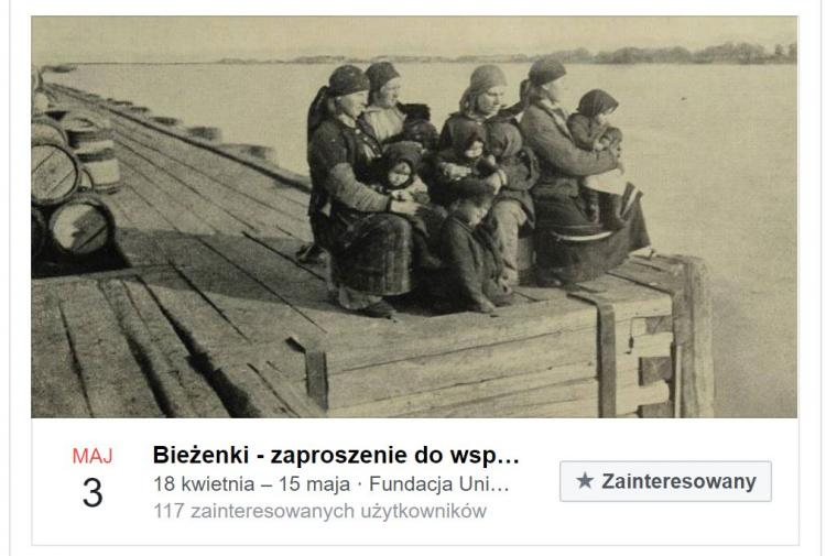 "Bieżenki" - projekt na profilu Fundacji Uniwersytetu w Białymstoku w serwisie Facebook