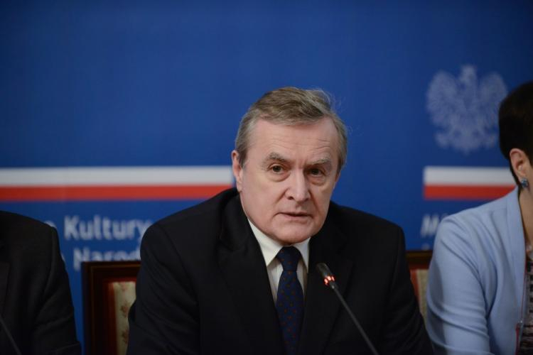 Wicepremier, minister kultury Piotr Gliński. Fot. PAP/J. Kamiński