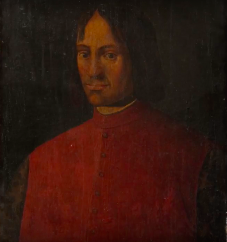 Portret Medyceusza, który do niedawna jeszcze udawał portret Mikołaja Kopernika. Źródło: Muzeum Narodowe w Poznaniu
