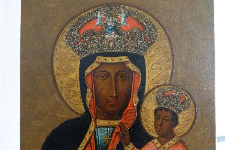 Wizerunek Matki Bożej Częstochowskiej z kościoła w Hecznarowciach. Fot. ks. S. Tracz