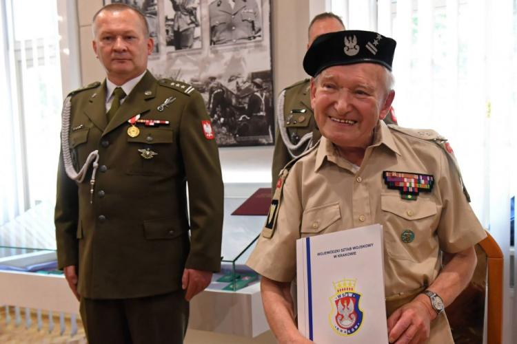 Uczestnik bitwy o Monte Cassino, prof. Wojciech Narębski. Fot. PAP/J. Bednarczyk