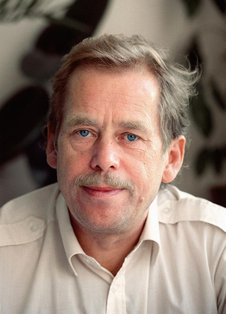 Václav Havel, 1989 r. Fot. PAP/EPA