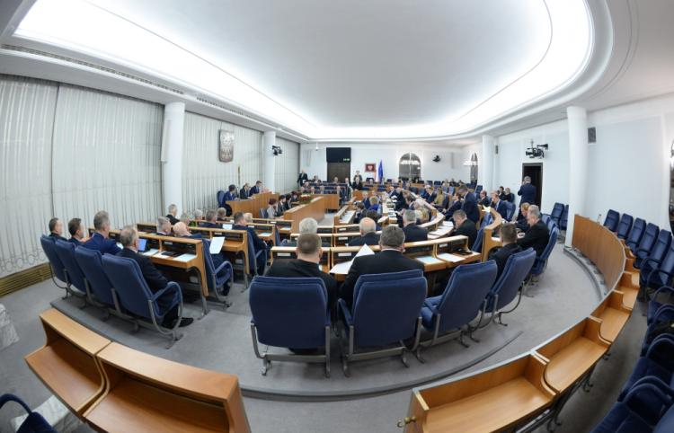 Senat RP, sala plenarna. Fot. PAP/J. Turczyk