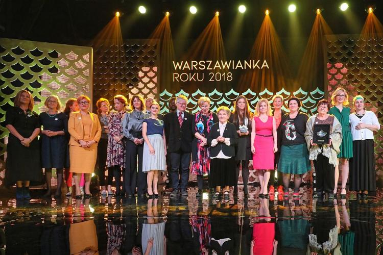 Gala plebiscytu „Warszawianka Stulecia” i „Warszawianka Roku” w stołecznym Teatrze Studio. Fot. PAP/P. Supernak