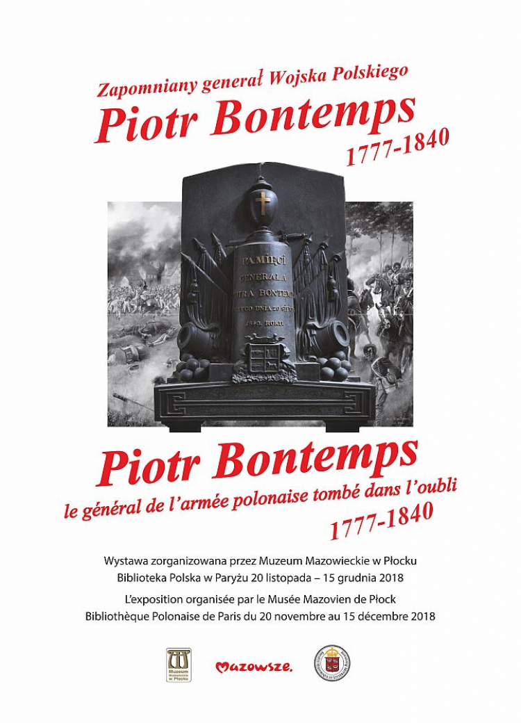 Wystawa „Zapomniany Generał Wojska Polskiego Piotr Bontemps” w Bibliotece Polskiej w Paryżu