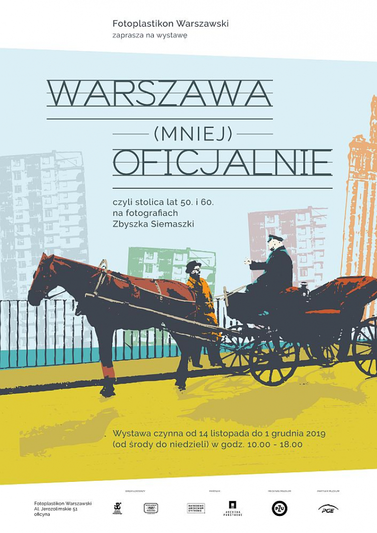 Wystawa „Warszawa (mniej) oficjalnie, czyli stolica lat 50. i 60. na fotografiach Zbyszka Siemaszki”