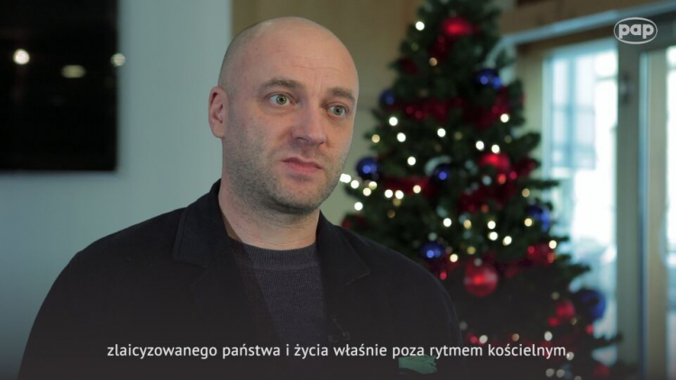 Prof. Tomasz Szlendak. Fot. PAP/Serwis wideo