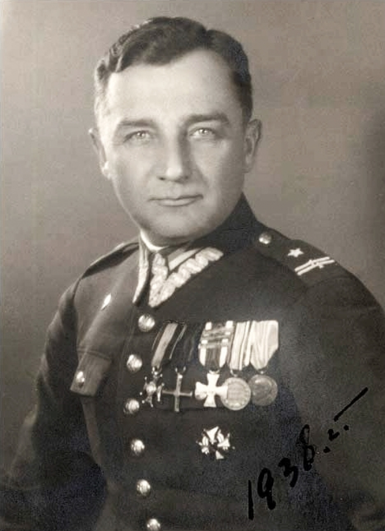 Mjr Henryk Dobrzański, pseud. Hubal (1896–1940). Źródło: Wikipedia Commons