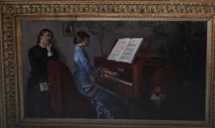Jacek Malczewski "Przy fortepianie"