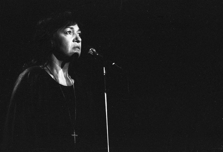 Ewa Demarczyk. 1986 r. Fot. PAP/J. Ochoński