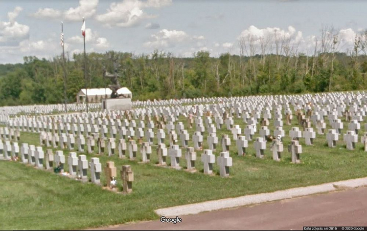 Cmentarz w Doylestown. Źródło: Google Maps – Street View