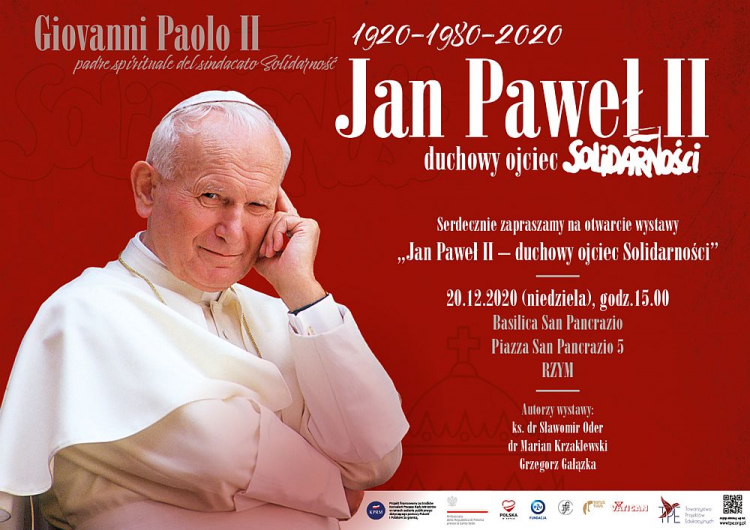 Wystawa „Jan Paweł II – duchowy ojciec Solidarności” w Rzymie