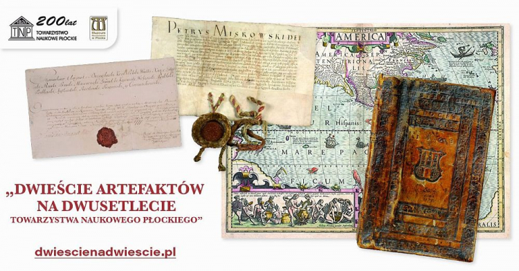 Wystawa „200 artefaktów na dwusetlecie Towarzystwa Naukowego Płockiego”