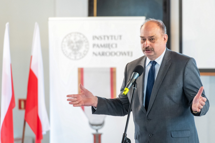 Przewodniczący kolegium IPN prof. Wojciech Polak. Fot. PAP/T. Żmijewski