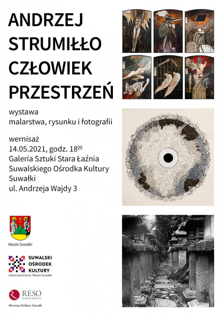 Wystawa „Andrzej Strumiłło – Człowiek – Przestrzeń” w Galerii Stara Łaźnia w Suwałkach
