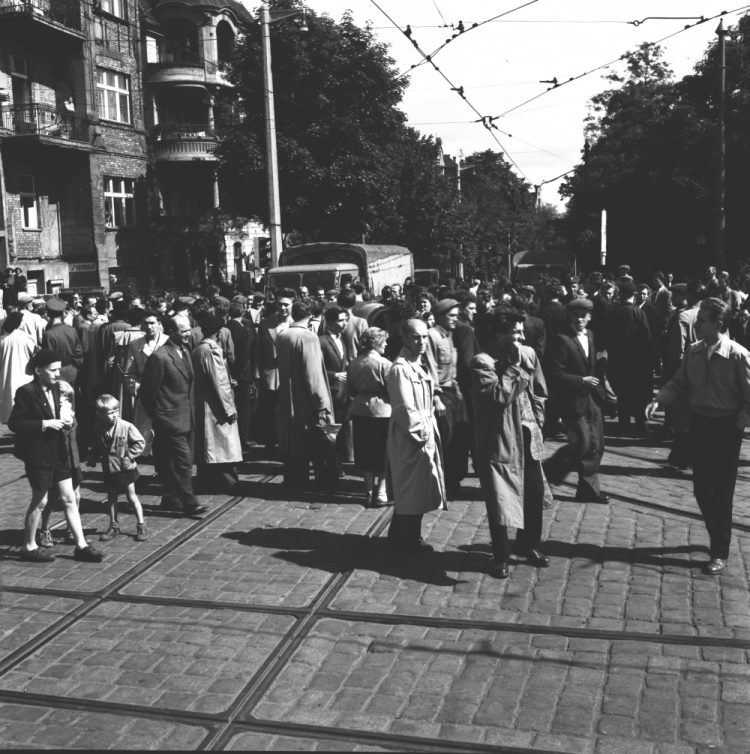 06 1956, Poznań. Fot. PAP/CAF-reprodukcja