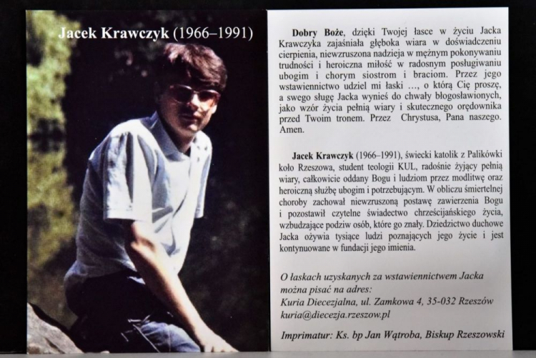Jacek Krawczyk z Palikówki ogłoszony Sługą Bożym. Źródło: Diecezja Rzeszowska