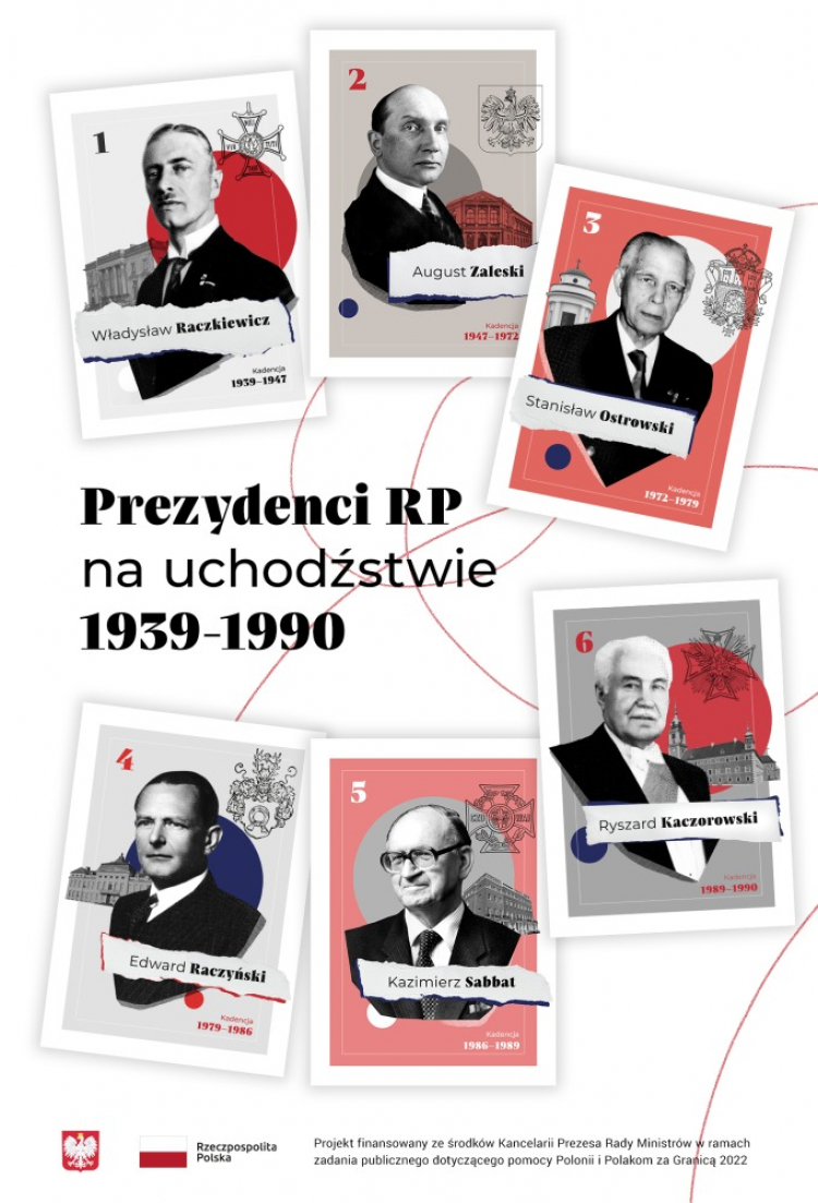 Prezydenci RP na uchodźstwie. Źródło: materiały prasowe kampanii „Misja: Wolna Polska”