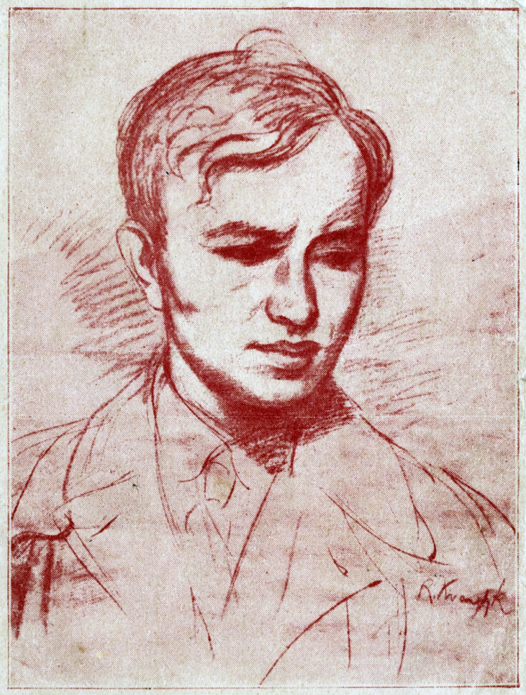 Józef Czechowicz, portret autorstwa Romana Kramsztyka (1931). Źródło: Wikimedia Commons