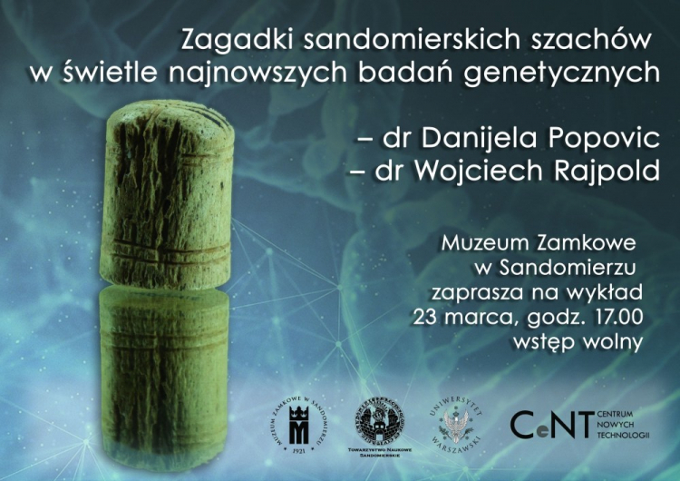 Wykład pt. „Zagadki sandomierskich szachów w świetle najnowszych badań genetycznych” w Muzeum Zamkowym w Sandomierzu