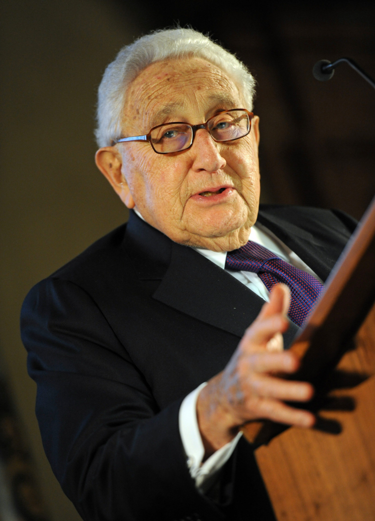 Henry Kissinger, 2014 r. Fot. PAP/EPA