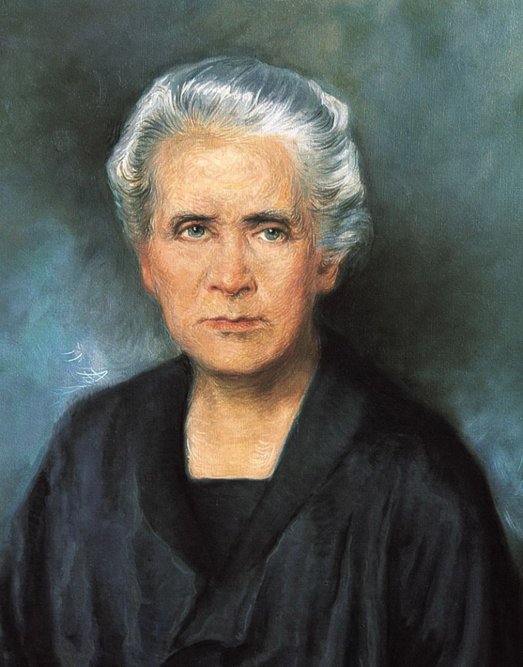 Portret Marii Skłodowskiej-Curie autorstwa Zygmunta Nilusteina. Fot. PAP/Reprodukcja/W. Kryński