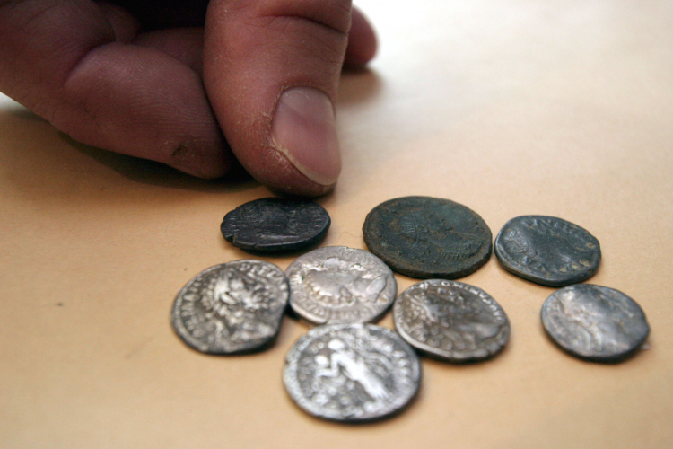 Monety rzymskie z II i III wieku n.e.PAP/T. Wojtasik