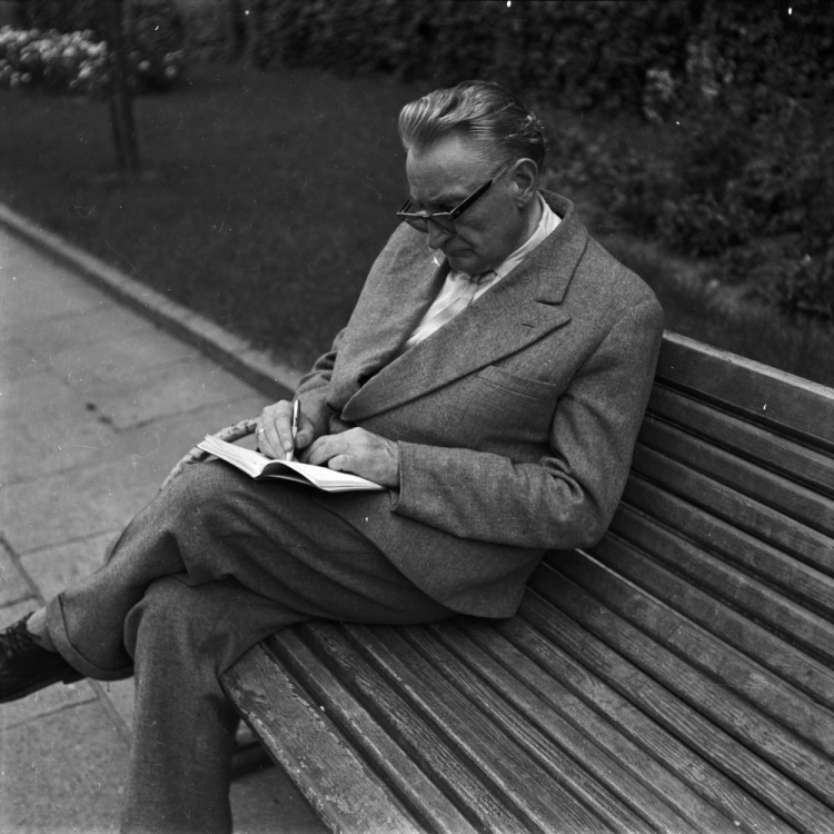 Jan Sztaudynger. 1960 r. Fot. PAP/G. Puciato