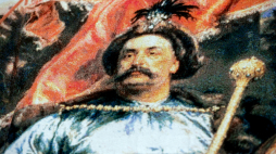 Jan III Sobieski (haftowana replika obrazu Jana Matejki), fot. PAP/W. Deska
