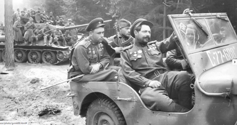 Armia Czerwona w czasie operacji berlińskiej, 1945 r. Fot. Wikimedia Commons