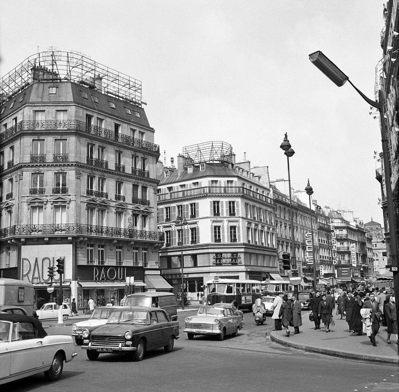 Paryż w 1965 r. Fot. Willem van de Poll, CC0, via Wikimedia Commons