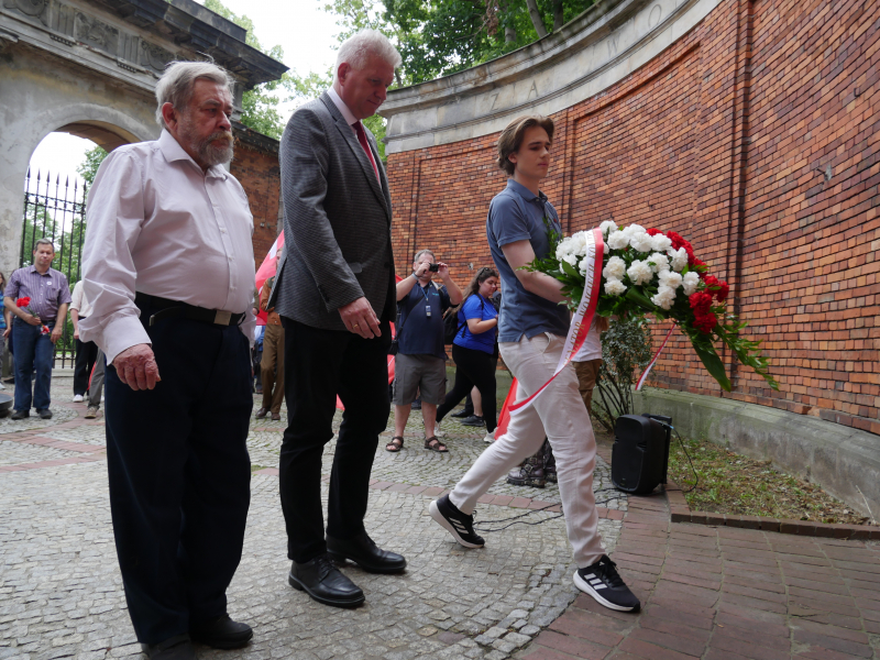 Uroczystość z okazji 120. rocznicy stracenia Stefana Okrzei. Fot. PPS/Jakub Żabiński-Sikorski