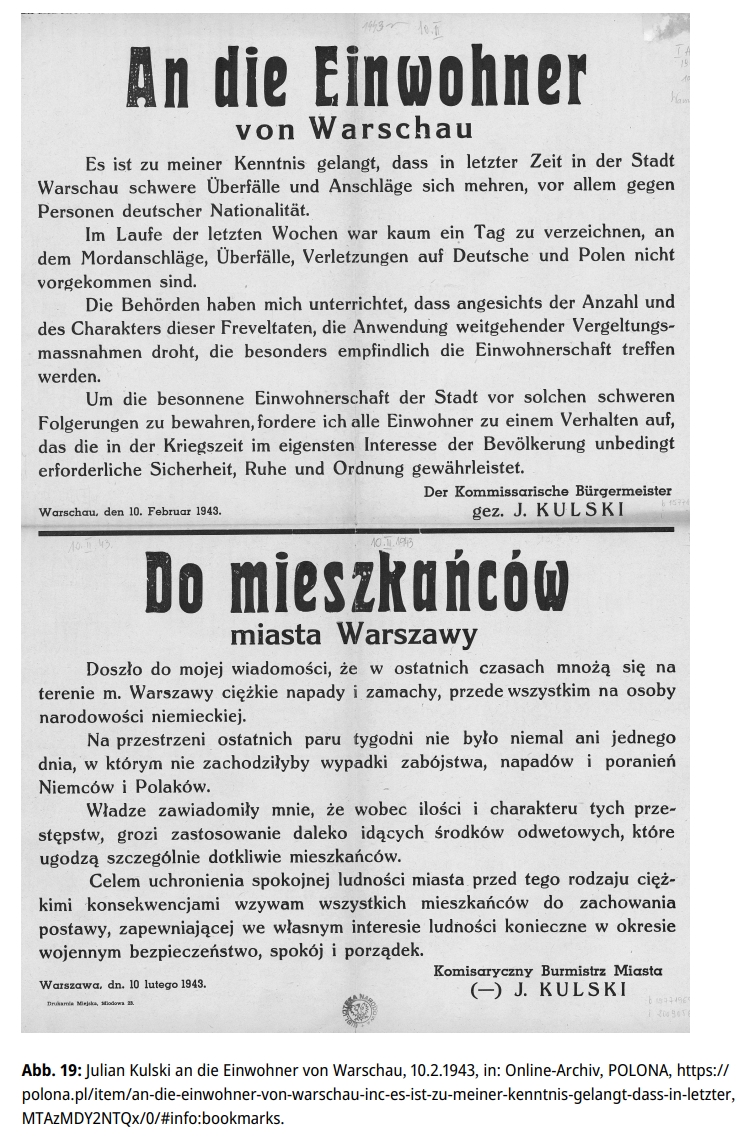Źródło: Grzegorz Rossoliński-Liebe, „Polnische Bürgermeister und der Holocaust. Verwaltung, Besatzung und Kollaboration”