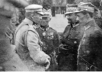 Gen. Tadeusz Jordan-Rozwadowski i marszałek Józef Piłsudski. Fot. NAC