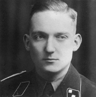 Hermann Schaper w mundurze SS. Fot. Wikimedia Commons