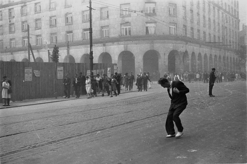Dom Bez Kantów w Warszawie w 1948 r. Fot. PAP