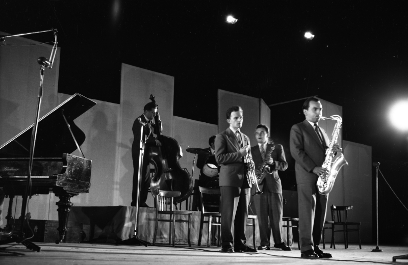 Festiwal Jazzowy w Sopocie w sierpniu 1956 r. Fot. PAP/Janusz Uklejewski