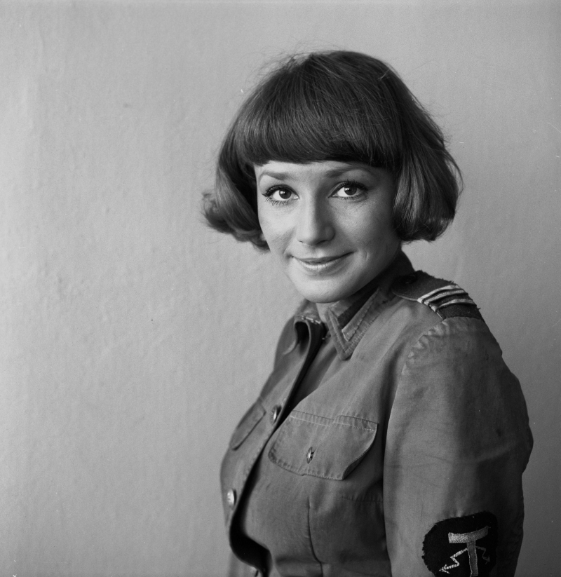 Małgorzata Niemirska jako Lidka z "Czterech pancernych i ps". Fot. PAP/Witold Rozmysłowicz