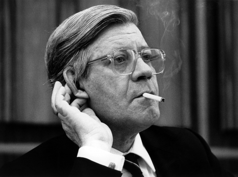 Helmut Schmidt, kanclerz RFN w latach 1974-1982. Fot. PAP/EPA