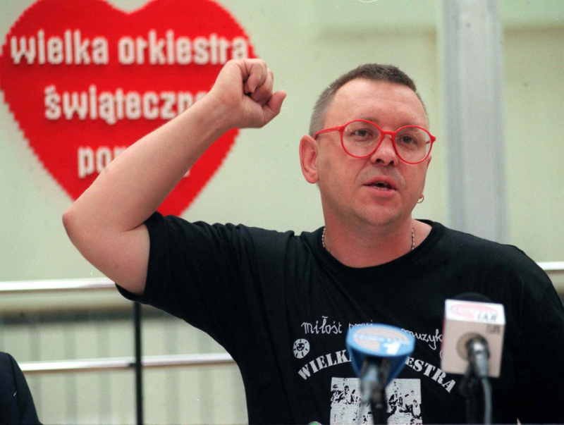 Jerzy Owsiak w 1997 r. Fot. PAP/Jacek Turczyk