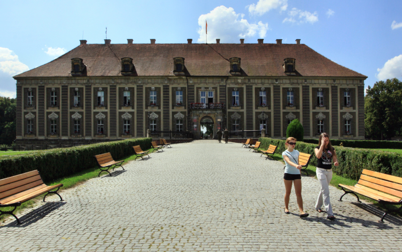 Pałac książęcy w Żaganiu w 2009 r. Fot. PAP/Lech Muszyński