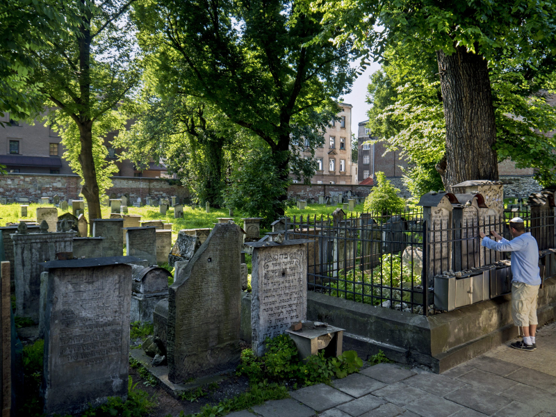 Cmentarz żydowski w Krakowie. Fot. PAP/Jerzy Ochoński